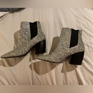 Gorgeous glittery booties